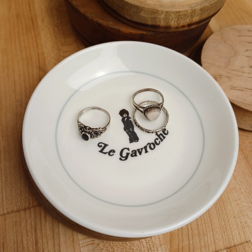 Vintage Le Gavroche 'The Urchin" Butter Pat Dish, Trinket Dish